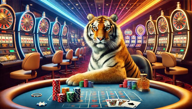 Tampilan grafis permainan slot klasik dengan tema buah-buahan